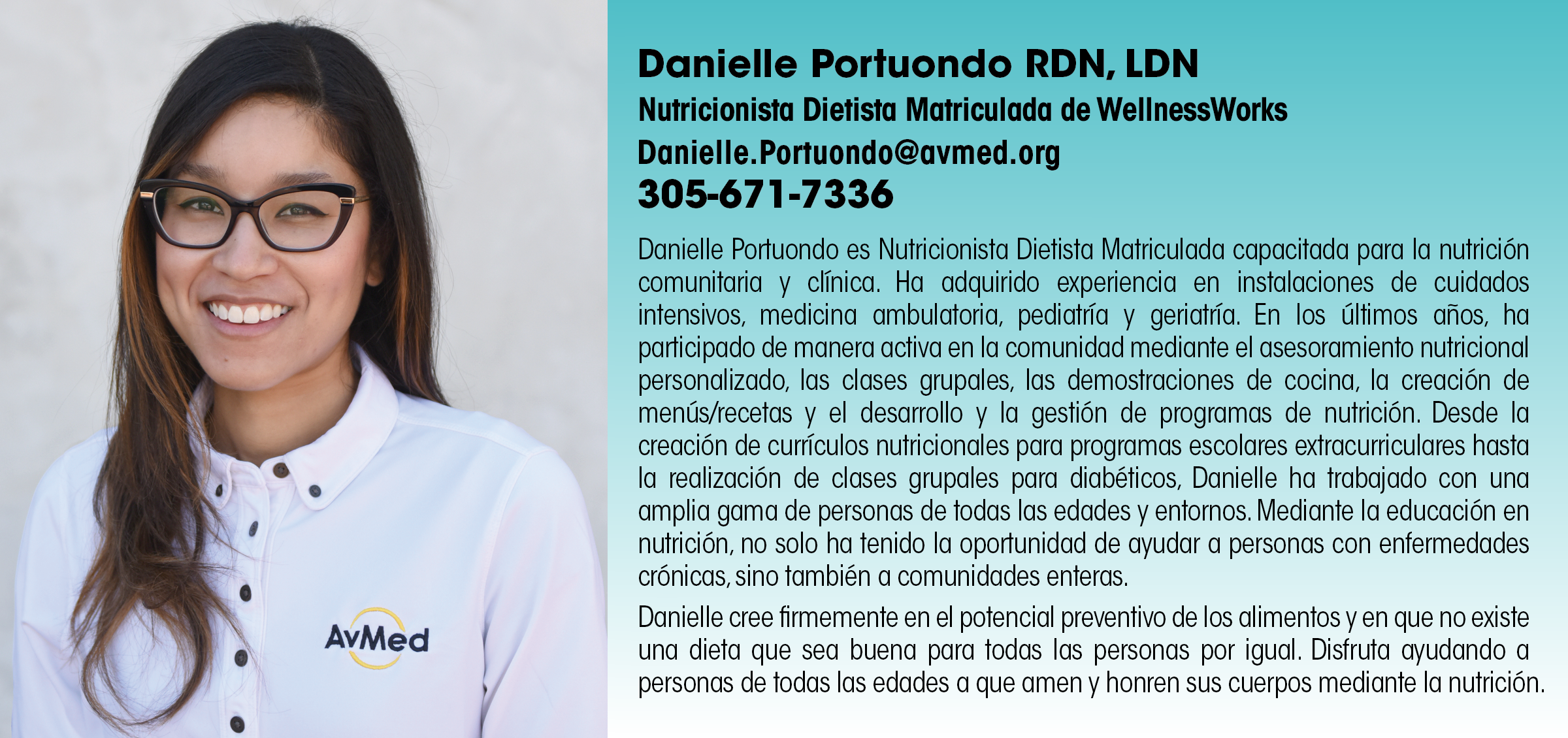 Danielle Portuondo RDM, LDN